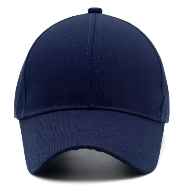 Midnight Blue Classic Cap with a Adjustable Velcro - Image 3