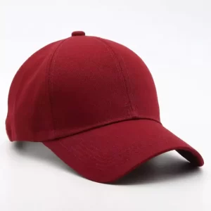 Crimson Red Sports Cap for Men and Women