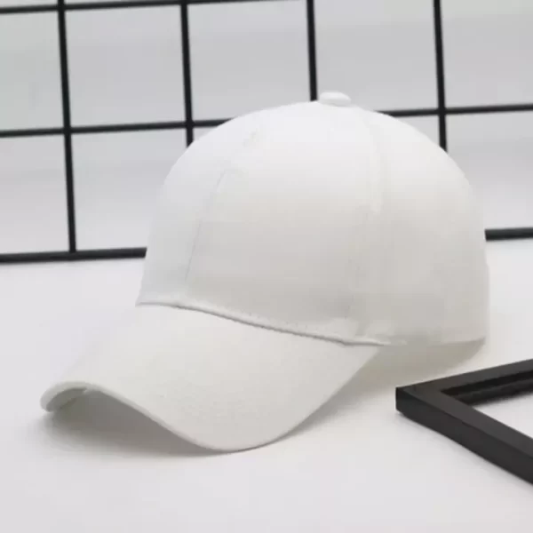 Pure White Classic Cap – Clean & Timeless - Image 4