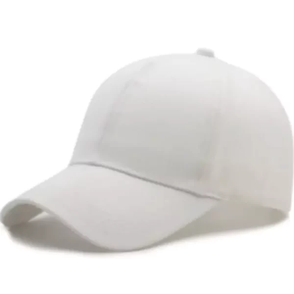 Pure White Classic Cap – Clean & Timeless - Image 3