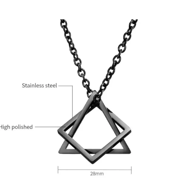 Timeless Elegance Men's Necklace – Classic Pendant Chain - Image 4