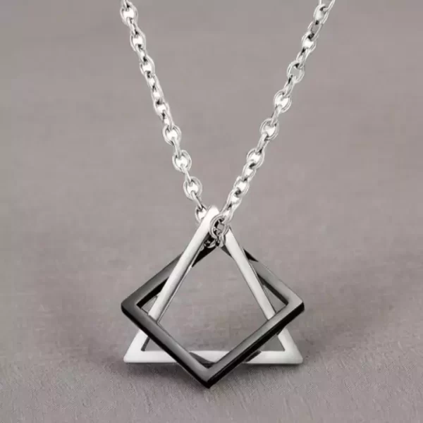 Timeless Elegance Men's Necklace – Classic Pendant Chain - Image 3