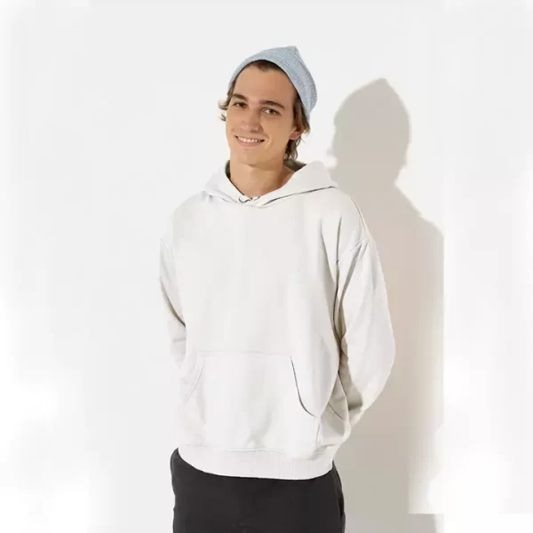 Classic White Clean & Comfortable Hoodie