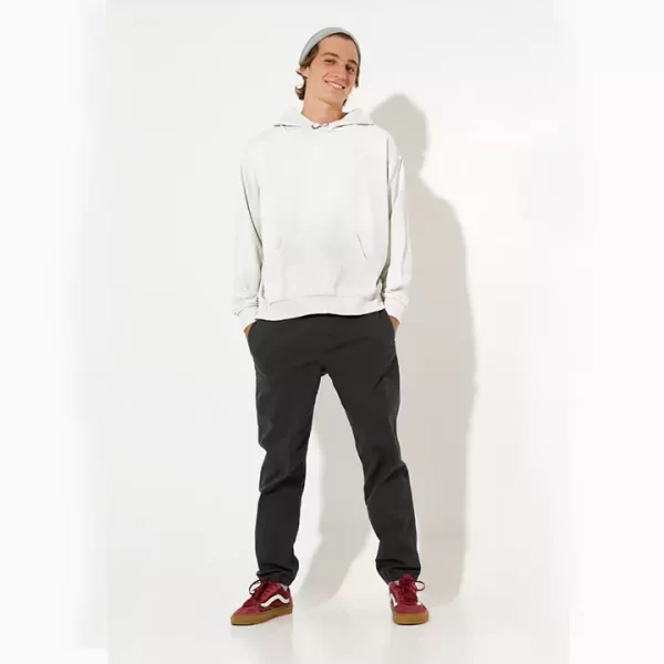 Classic White Clean & Comfortable Hoodie - Image 2