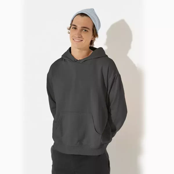 Bold & Comfortable | Classic Black Solid Hoodie