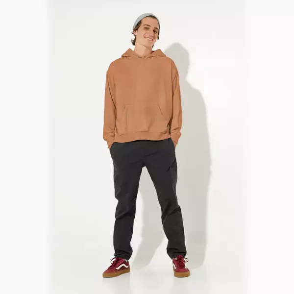 Warm & Versatile | Classic Brown Pullover Hoodie - Image 2