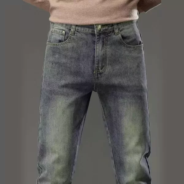 Black Wash Denim Jeans – Sleek and Comfortable - Image 4