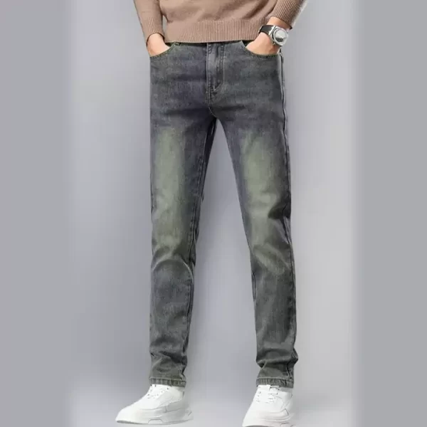 Black Wash Denim Jeans – Sleek and Comfortable - Image 3