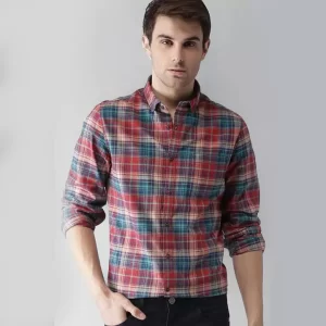 Men's Classic Multicolor Plaid Flannel Shirt