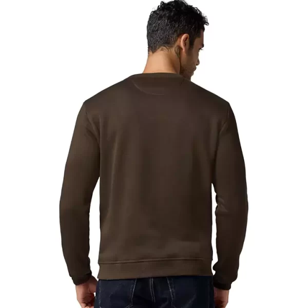 Classic Brown Men's Sweatshirt - Image 2