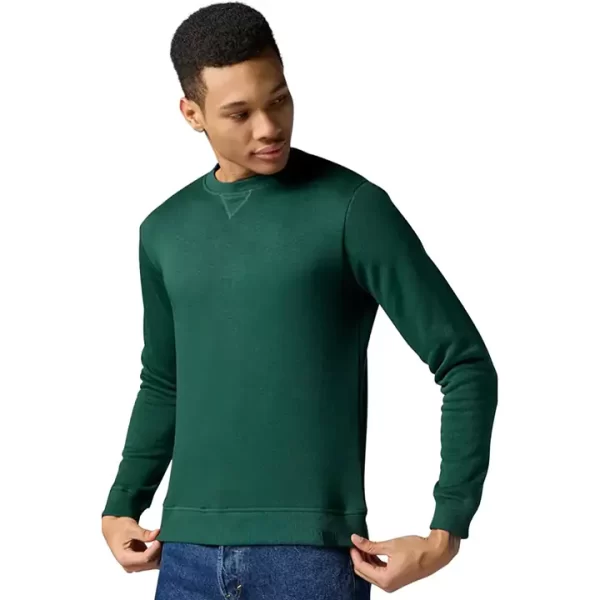 Forest Green Crew Neck Sweatshirt - Image 2