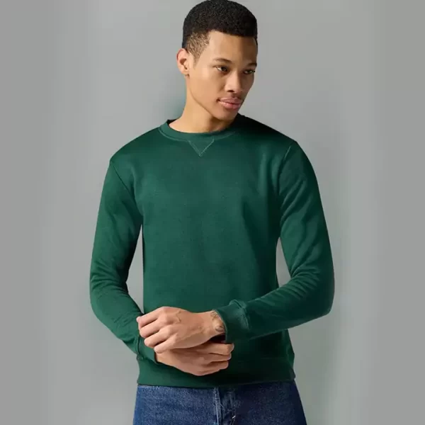 Forest Green Crew Neck Sweatshirt