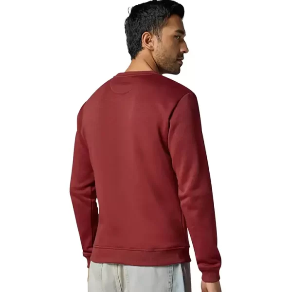 Brick Red Full Sleaves Sweatshirt - Image 2