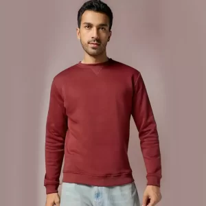 Brick Red Full Sleaves Sweatshirt