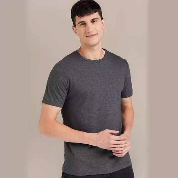 Dark Grey Premium Everyday Round Neck T-Shirt