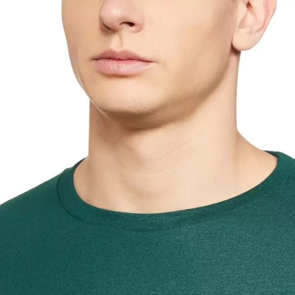 Green Essential Round Neck Sports T-Shirt - Image 4