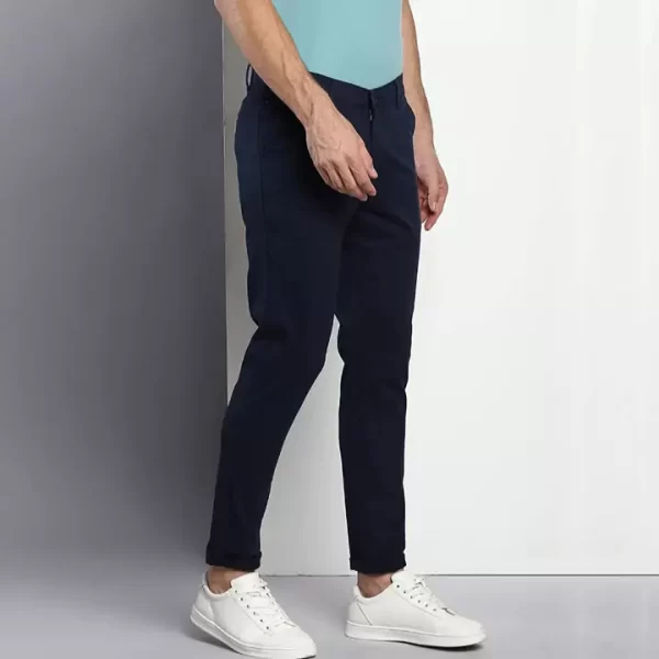 Navy Blue Tailored Trousers - Classic & Versatile
